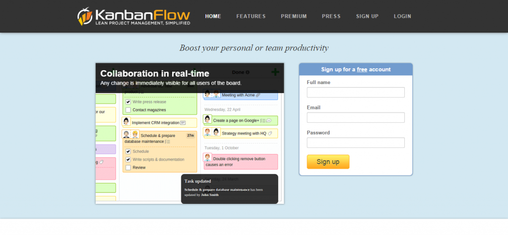 KanbanFlow   Lean project management  simplified